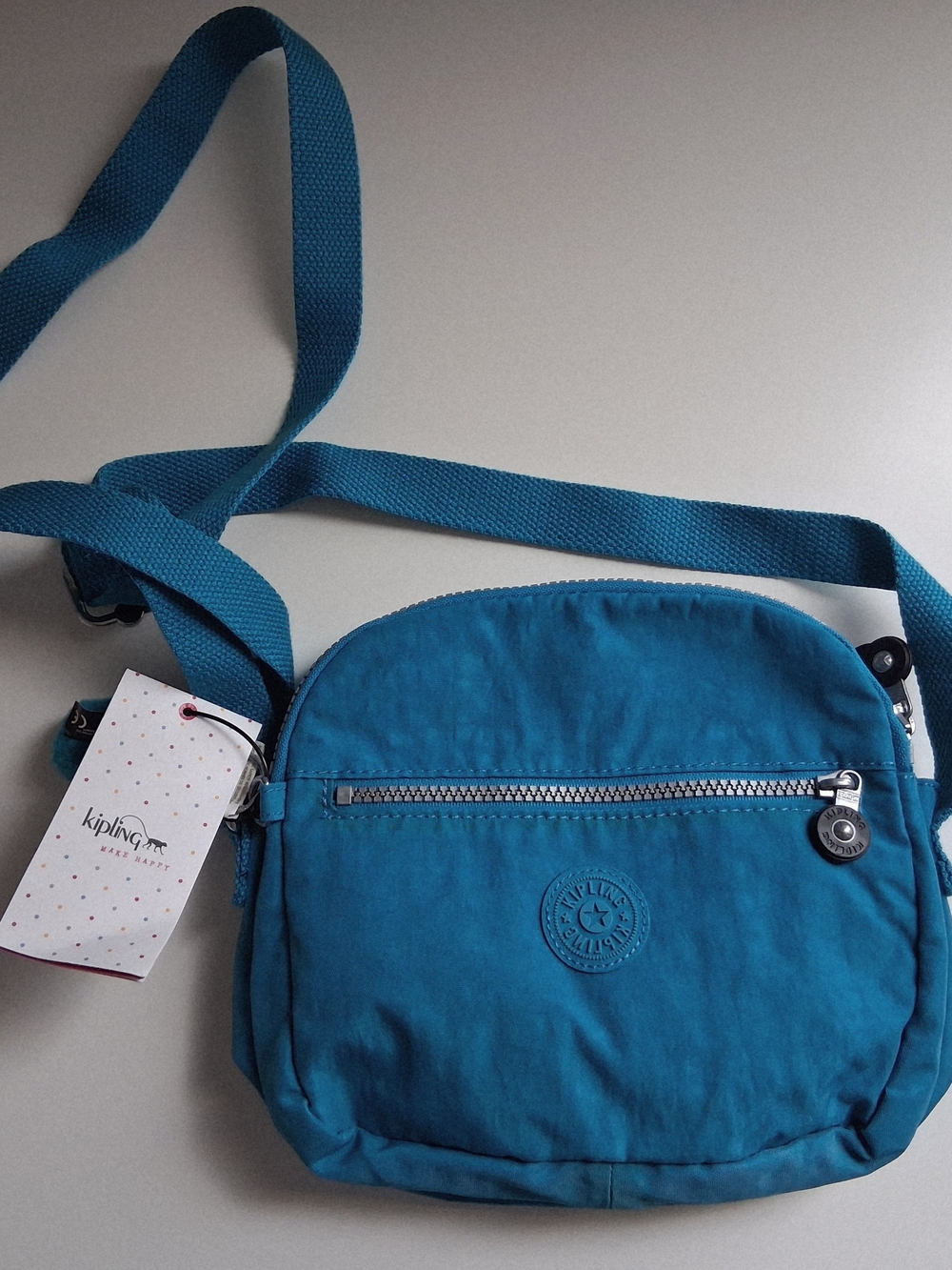 Teal Blue Kipling Bag